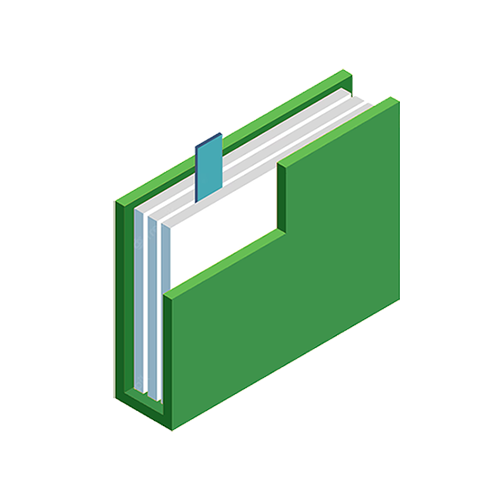 Document Folder Isometric Illustration 3870 150s