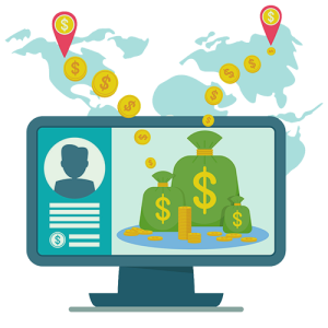 Electronic Money Concept Vector 20934207