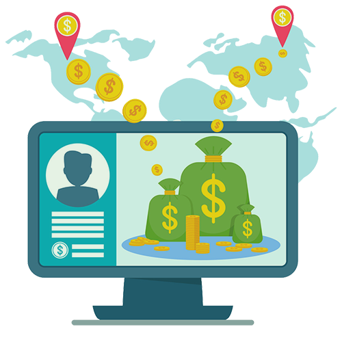 Electronic Money Concept Vector 20934207